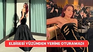 Dua Lipa'nın Altın Küre'de Giydiği "Şamdana" Benzetilen Elbiseyle Oturmakta Zorlandığı Anlar Olay Oldu