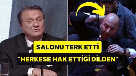 Beşiktaş Başkanı Hasan Arat'ın Cevabının Ardından Gazeteci Gökhan Dinç Salonu Terk Etti