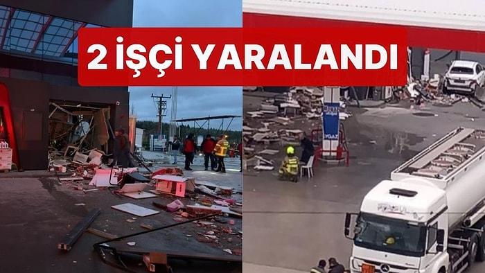Balıkesir'de Akaryakıt İstasyonunda Patlama: 2 İşçi yaralandı