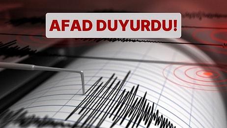 AFAD Duyurdu! Kahramanmaraş'ta 4,1 Büyüklüğünde Deprem