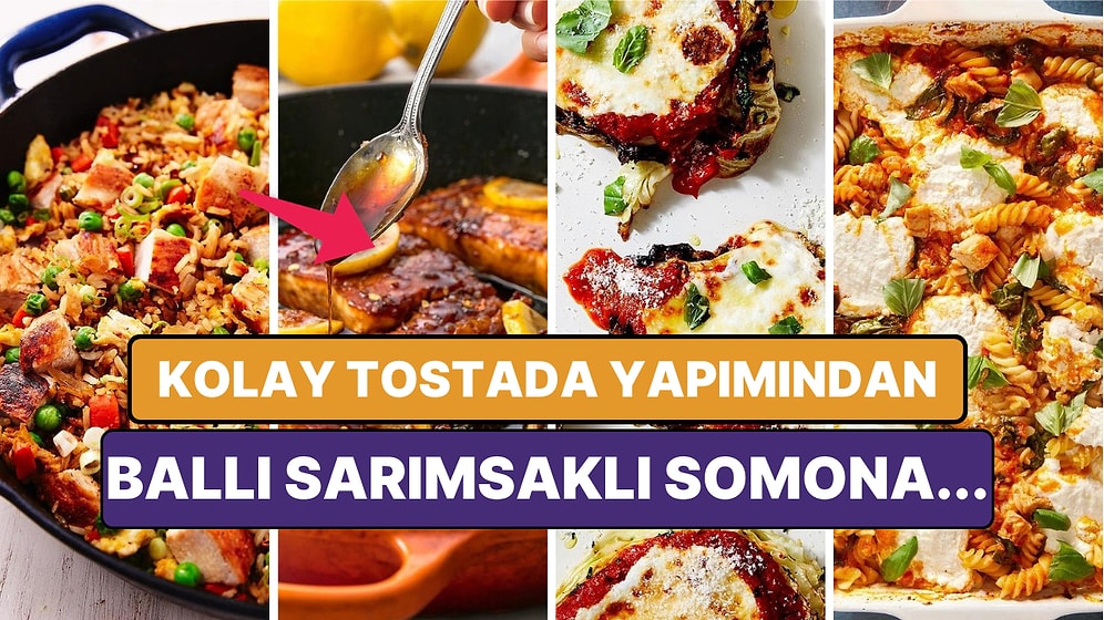"Hep Aynı Şeyleri Yiyoruz" Diye Düşünenlere 65 Kolay ve Farklı Akşam Yemeği Tarifi