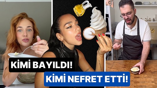 Dondurmayı Zeytinyağı ve Deniz Tuzuyla Yediğini Söyleyen Dua Lipa’nın Bi’ Garip Tarifi Yeniden Viral Oldu!