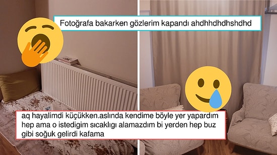 Kalorifer Dibinde Minderi Görünce İçi Bi' Hoş Olanlar Bu Okuma Köşesini Görünce Adeta İmrendi!