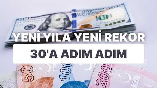 30 TL'ye 3 Kala: Dolar, TL Karşısında Yeni Rekorunu Gördü!
