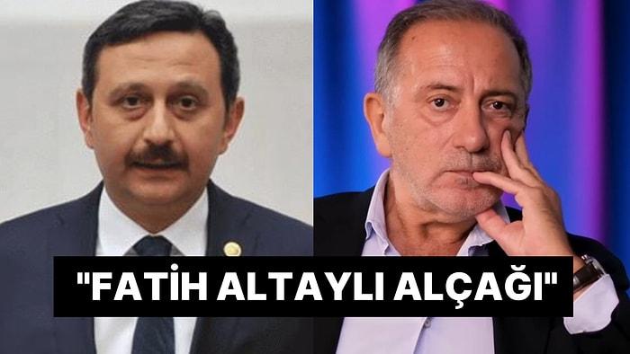 AK Partili Vekil Fatih Altaylı’ya Hakaret Etti: 'Alçak'