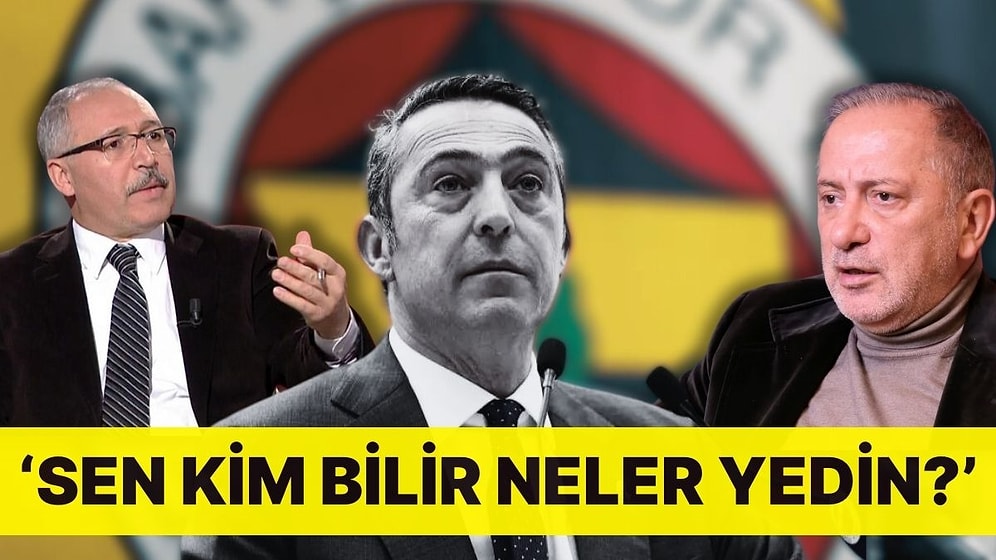 Abdulkadir Selvi'nin Açtığı 'Ali Koç' Tartışmasına Fatih Altaylı'da Dahil Oldu! 'Sen Kim Bilir Neler Yedin?'