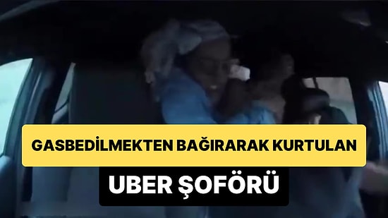 Kendisini Gasbetmek İsteyen Kişilerden Bağırarak Kurtulan UBER Şoförü