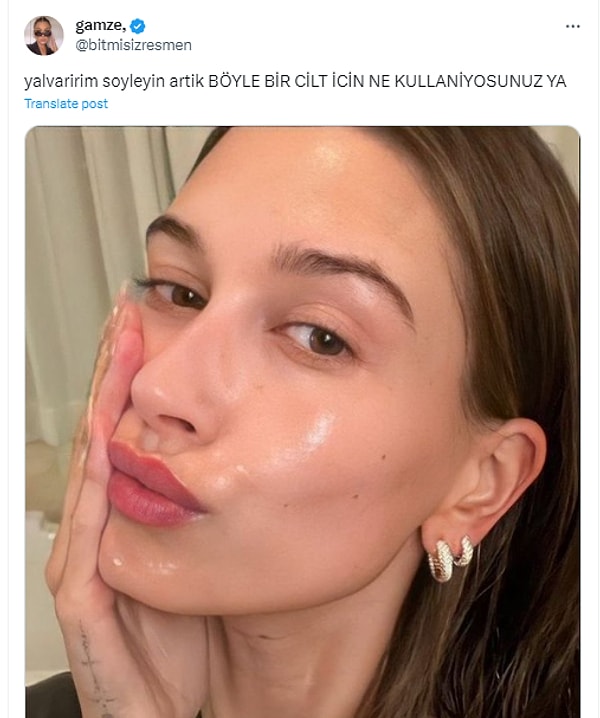 Hailey Bieber'ın cildinin güzelliği herkesin dilinde. Hailey'nin önerilerindense, Türk kullanıcılar ne kullanıyor diye merak edenler bu postun yorumlarında buluştu.