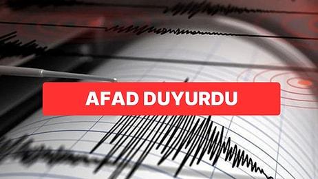 AFAD Duyurdu: Hatay Samandağ’da Deprem