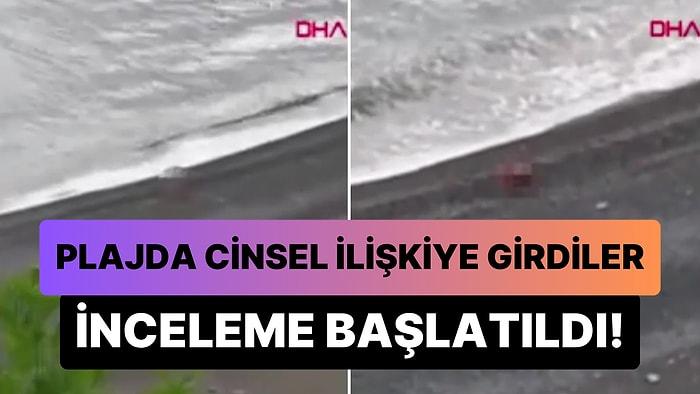 Zonguldak'ta Bir Çiftin Plajda Cinsel İlişkiye Girdiği Görüntüler Tepki Çekti