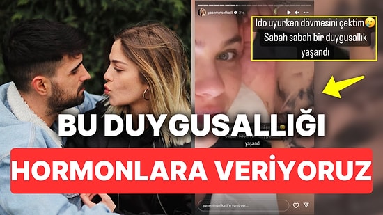8 Aylık Hamile Olan Yasemin Şefkatli'nin Duygulandığı Şeyi Görünce "Hormonlardandır Herhalde" Yorumu Gecikmedi