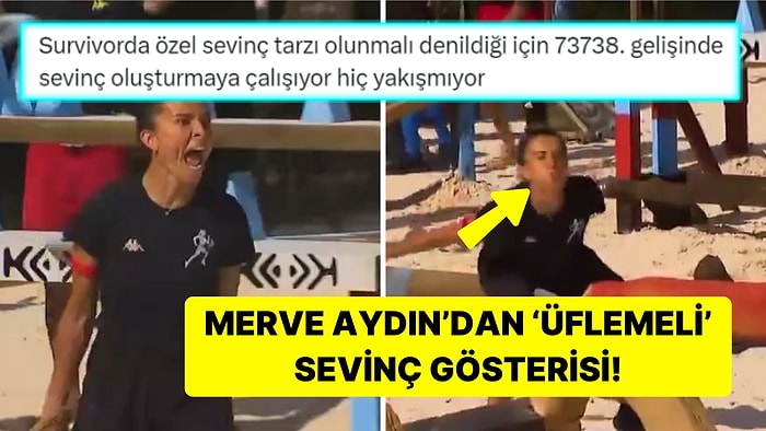 Merve Aydın'ın Oyun Kazandıktan Sonra Sergilediği Bi' Garip Sevinç Gösterisi Dillere Düştü