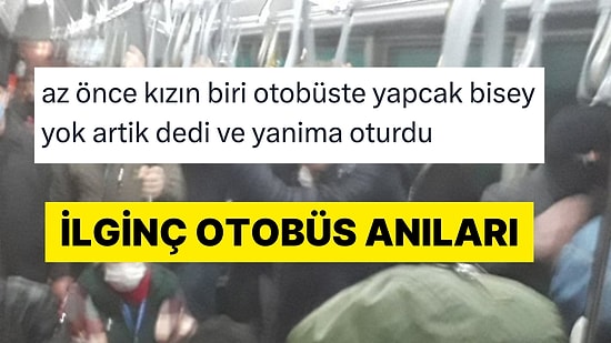 Otobüslerde Şahit Oldukları Tuhaf Olayları Anlatarak Toplu Taşımadan Mizah Çıkaran Kişiler