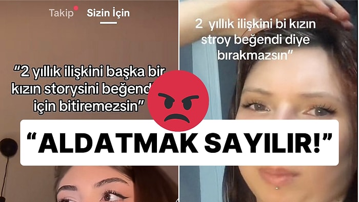 "2 Yıllık İlişkini Karşı Cinsin Story'sini Beğendi Diye Bitiremezsin" Akımı İkilik Yarattı