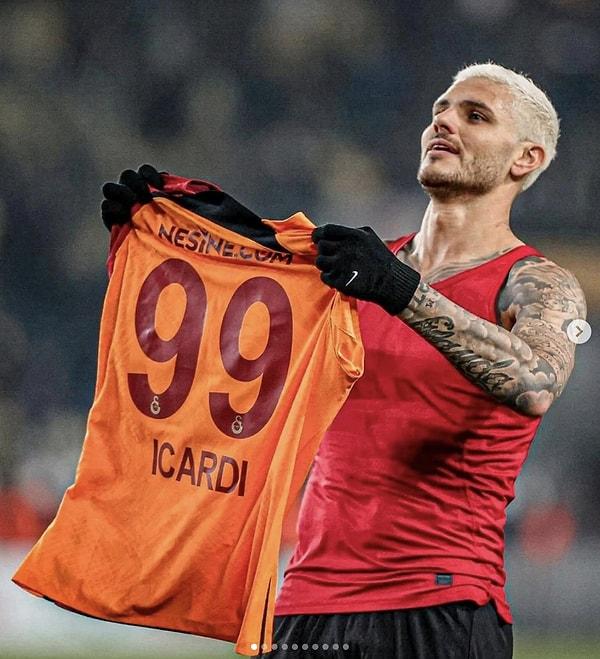 Arjantinli futbolcu Mauro Icardi, Galatasaray'ın yıldız isimlerinden bir tanesi.