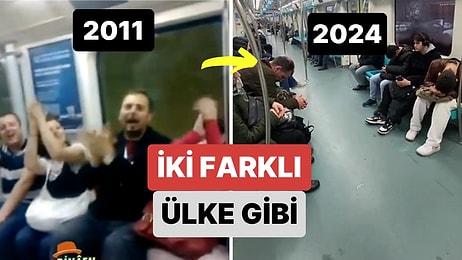 2011 ve 2024'de Türkiye'de Bir Metroda Çekilmiş Görüntüler Ülkemizin Yaşadığı Değişim Üzerine Düşündürdü