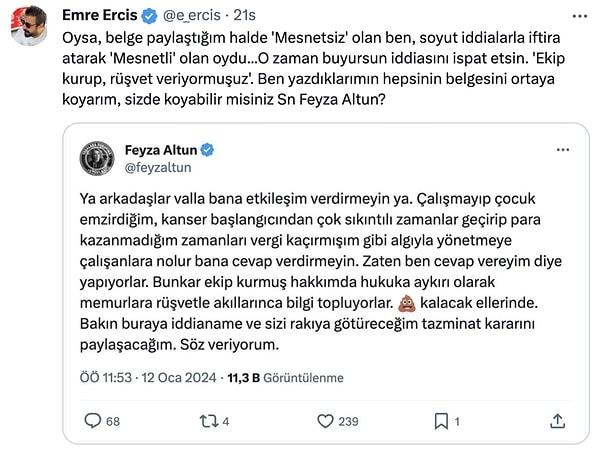 Feyza Altun ile aralarındaki gerilimin günden güne artmasıyla daha da ön plana çıkan Emre Erciş bu sefer de ünlü avukatın takılarına değindi.