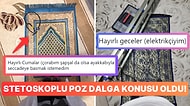 Seccadesinde Stetoskopla Namaz Kılan Doktorun Fotoğrafı Fena Dalga Konusu Oldu