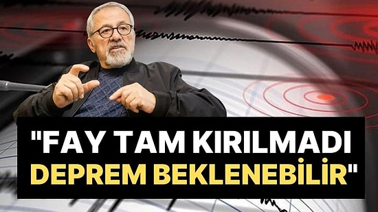Bolu'da 4.1 Büyüklüğünde Deprem: Prof. Dr. Naci Görür'den Açıklama