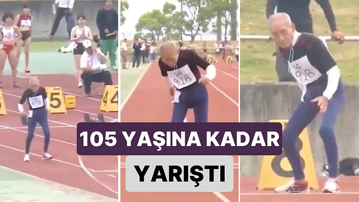 97 Yaşında Yaşlılar Atletizmine Katılıp 105 Yaşında Vefat Edene Kadar Devam Eden Shouji Tomihisa'nın Yarış Anı