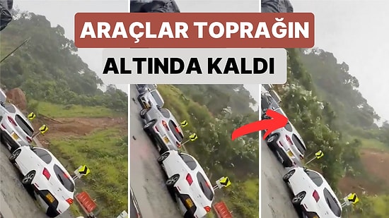 34 Kişinin Hayatını Kaybettiği Toprak Kayması Anı Bir Cep Telefonu Kamerası ile Anbean Kaydedildi