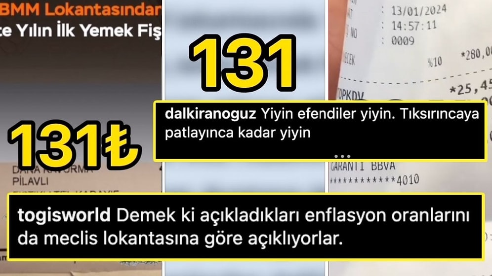 Meclis Lokantası’nda 131 TL Tutan Yemek Menüsü Dışarıda Ne Kadar?