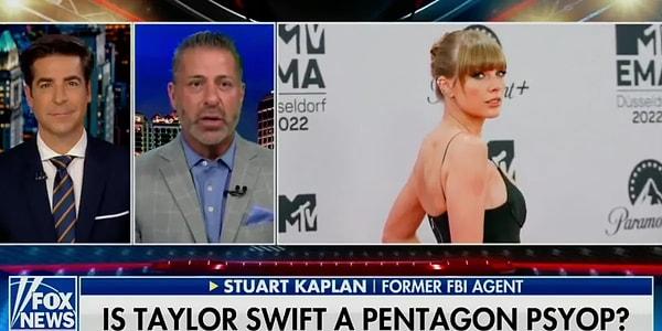 Sunucu "Yaklaşık 4 yıl önce, Pentagon'un psikolojik operasyonlar birimi Taylor Swift'i bir kazanca dönüştürmeye karar verdi" ifadelerini kullandı.