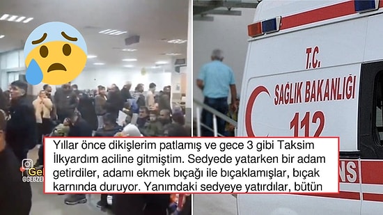 Yaşlı Teyzenin Gece Acile Gelip Bıçaklanan Hastaya Müdahale Eden Doktordan İsteği "Artık Pes" Dedirtti