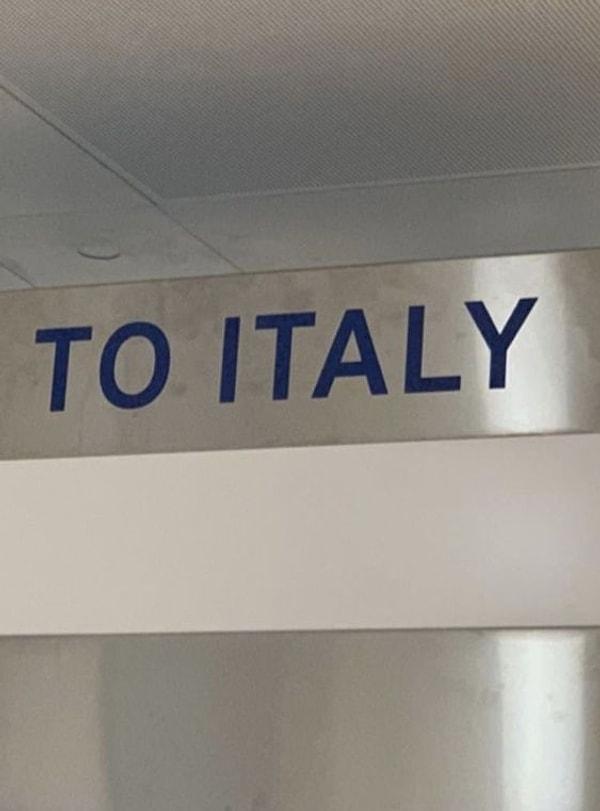 15- "Bir keresinde eşimle İtalya'ya gittik."