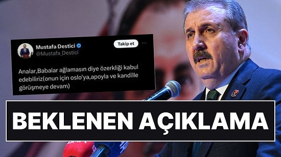Mustafa Destici, Birden Ortadan Kaybolan "Özerklik" Tweet’i Hakkında Açıklama Yaptı