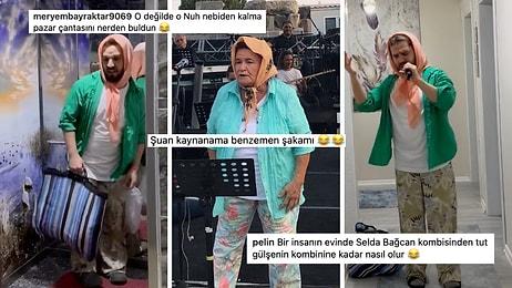 Selda Bağcan'ın Evlere Şenlik Pantolonunu Bile Bulan Tansu Dayan Çarşı Pazar Konser Kombinini Fena Tiye Aldı!