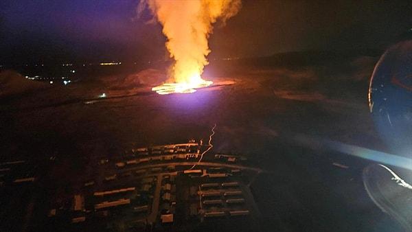 IMO yaptığı açıklamada, 18 Aralık'ta Reykjanes Yarımadası'ndaki yanardağın patladığını belirtmişti.