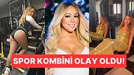 Fitliğinden Ödün Vermeyen Mariah Carey'nin Abiye Elbiseli Spor Salonu Kombini 'Yok Artık' Dedirtti