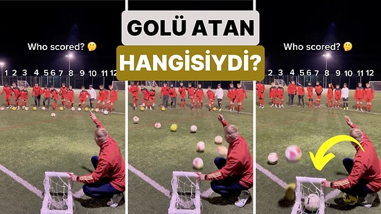 Miniklerin Aynı Anda Kaleye Şut Çekip Golü Atanın Kim Olduğunun Tahmin Edilmesini İstedikleri Eğlenceli Anlar