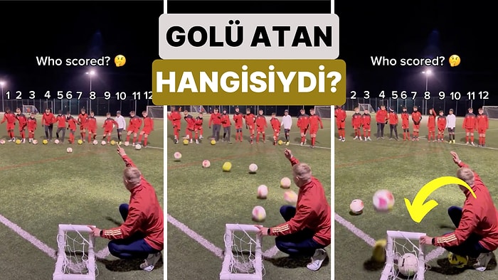 Miniklerin Aynı Anda Kaleye Şut Çekip Golü Atanın Kim Olduğunun Tahmin Edilmesini İstedikleri Eğlenceli Anlar