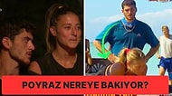 Survivor All Star'da Poyraz'ın Aleyna'ya Bir Garip Bakışları Dikkat Çekti!