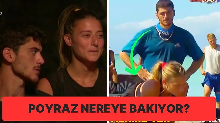 Survivor All Star'da Poyraz'ın Aleyna'ya Bir Garip Bakışları Dikkat Çekti!