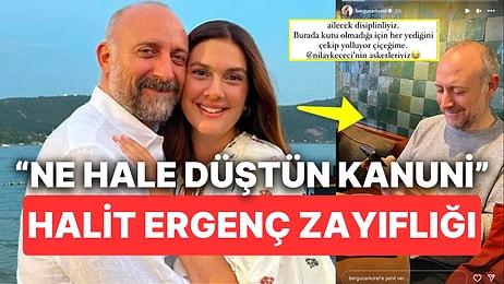 Bergüzar Korel Kocası Halit Ergenç'in Öğünlerini Diyetisyenine Attığını Paylaşınca "Kanuni'ye Bak!" Dedirtti