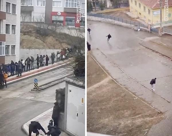 Kastamonu'da buz tutan yollarda yürümeye çalışan vatandaşlar zor anlar yaşadı.