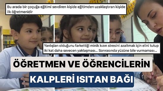 Azerbaycan'da Bir Okulda Öğrencilerin Öğretmenlerine Hayranlık Dolu Bakışları Kalpleri Isıttı