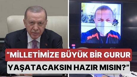 Cumhurbaşkanı Recep Tayyip Erdoğan, Kabine Toplantısında İlk Türk Uzay Yolcusu Alper Gezeravcı'yla Görüştü