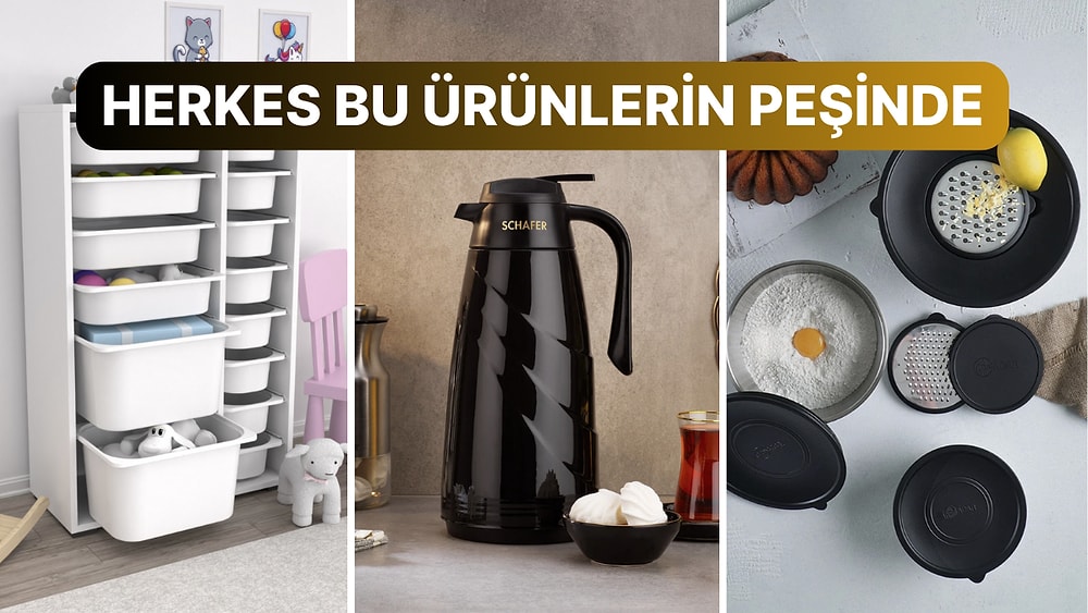 Sepetler Bu Ürünlerle Dolup Taşıyor! Görenlerin Hiç Beklemeden Aldığı En Popüler Ürünler