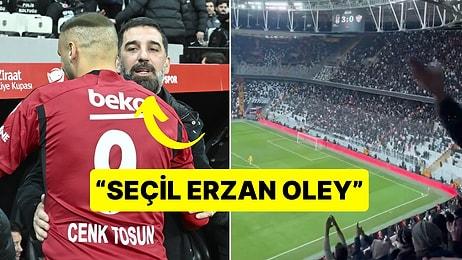 Beşiktaş Tribünleri Eyüpspor Maçında "Arda Turan Paralar Nerede? Seçil Erzan Oley" Tezahüratı Yaptı