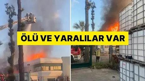 İzmir'de Parfüm Fabrikasında Yangın: Ölü ve Yaralılar Var