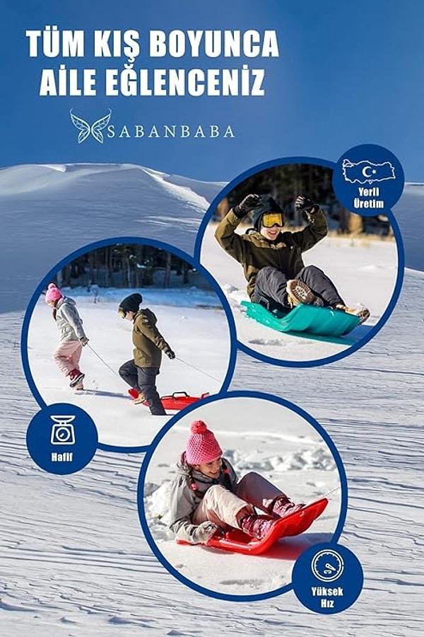 2. Karlı bölgelerde olanlar kayak tatiline gidemeseler bile kızak ile keyifli vakit geçirebilirler.