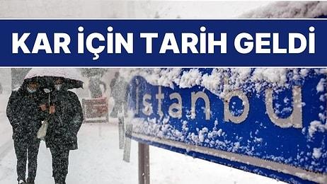 İstanbul'da Beklen Kar Yağışı İçin Tarih Geldi: Hava Sıcaklıkları Birden Sert Düşecek!