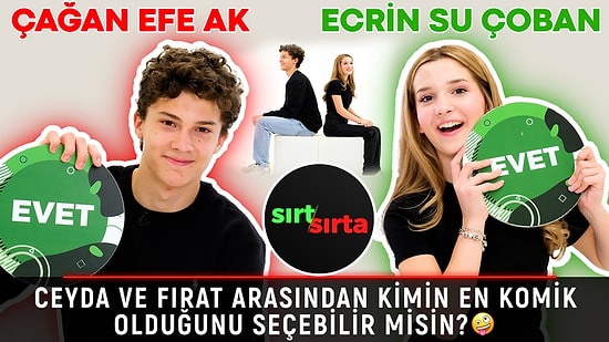 Çağan Efe Ak ve Ecrin Su Çoban Sırt Sırta’da! Birbirlerini ne kadar tanıyorlar!