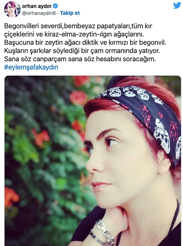 "Sana söz can parçam sana söz hesabını soracağım" açıklaması yapan Orhan Aydın'ın öfkesi haklı olarak hala dinmedi...
