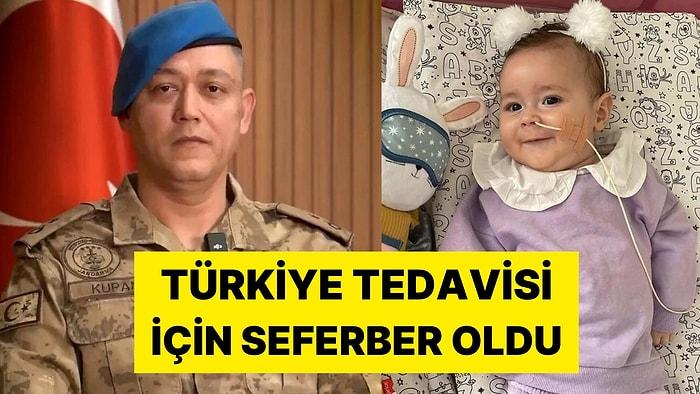 Türkiye Binbaşı Kupan'ın SMA Hastası Minik Kızı Parla İçin Seferber Oldu: Parla Bebek Dubai Yolcusu