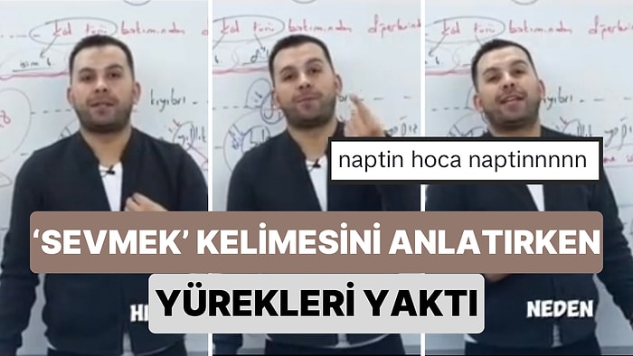 'Sevmek' Kelimesini Anlatırken Öğrencilerini Aşk Acısına Düşüren Öğretmenin Ciğer Yakan Ders Anlatımı